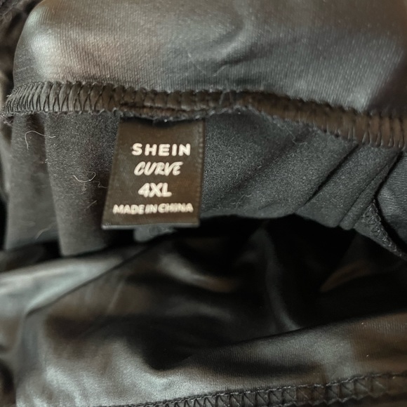 Faux leather pants tights  (high waist band) - Picture 2 of 7